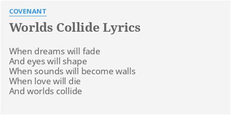 collide lyrics|worlds collide lyrics.